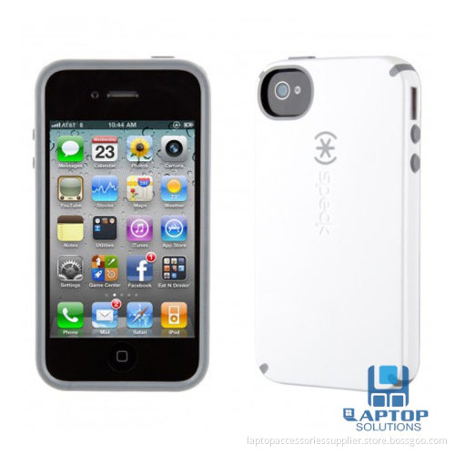 White 100% Brand New Iphone4 / 4s Protect Case Silica Gel Case / Cover